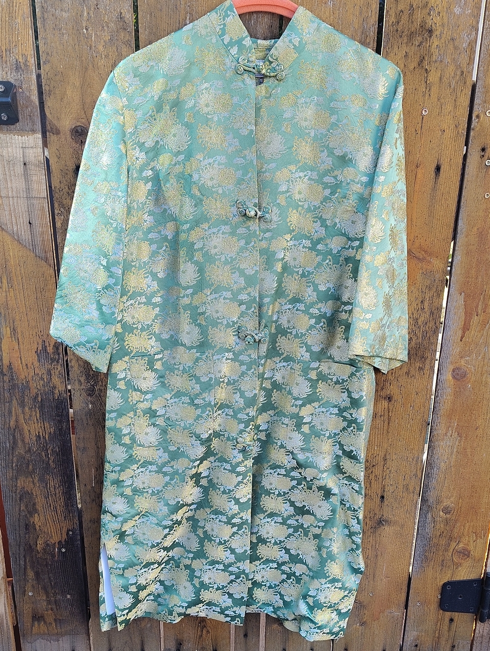 Vintage Tatsumura Silk Mansuon Kyoto Japan Kimono Robe